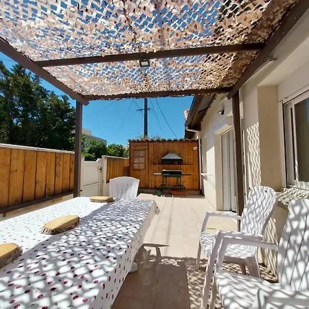Vakantiehuis Coquette Maison, 2 Mansardees, Narbonne-Plage